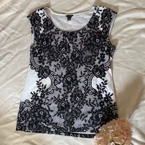 Floral Pattern Tank Top